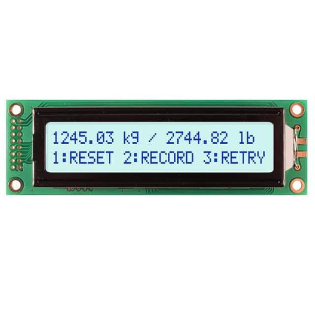 NHD-0224BZ-FSW-GBW LCD MOD 48DIG 24X2 TRANSFLCT WHT