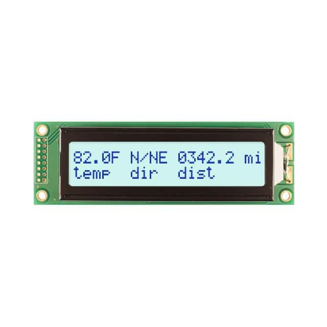 NHD-0220DZ-FSW-GBW LCD MOD 40DIG 20X2 TRANSFLCT WHT