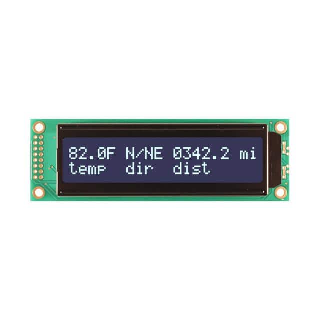 NHD-0220DZ-NSW-FBW LCD MOD 40DIG 20X2 TRANSMISV WHT