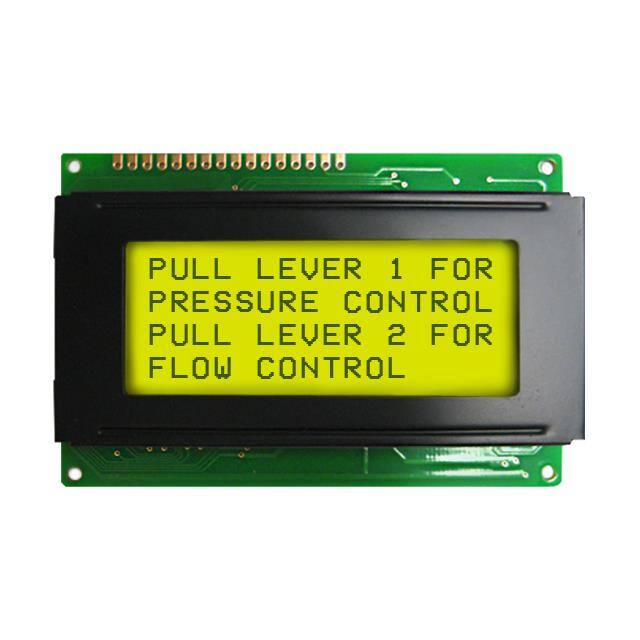 NHD-0416BZ-FL-YBW LCD MOD 64DIG 16X4 TRANS YLW/GRN