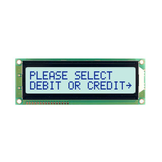 NHD-0216SZ-FSW-GBW LCD MOD 32DIG 16X2 TRANSFLCT WHT