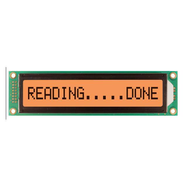 NHD-0116GZ-FSO-FBW LCD MOD 16DIG 16X1 TRANSFLCT ORG