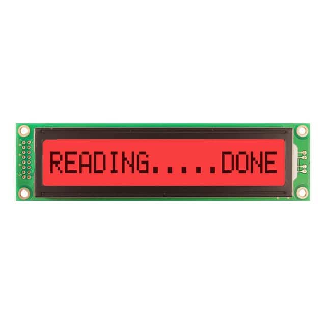 NHD-0116GZ-FSR-FBW LCD MOD 16DIG 16X1 TRANSFLCT RED