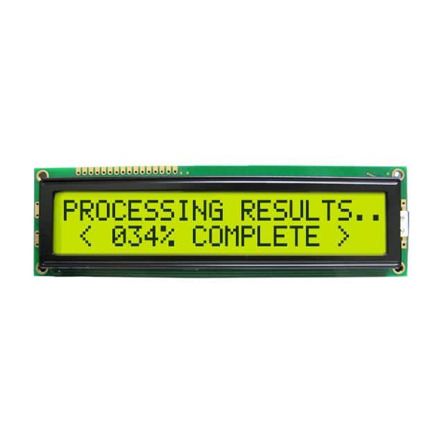 NHD-0220WH-MYGH-JT#E LCD MOD 40DIG 20X2 TRANS YLW/GRN