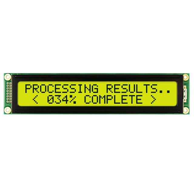 NHD-0220WH-LYYH-JT# LCD MOD 40DIG 20X2 TRANS YLW/GRN