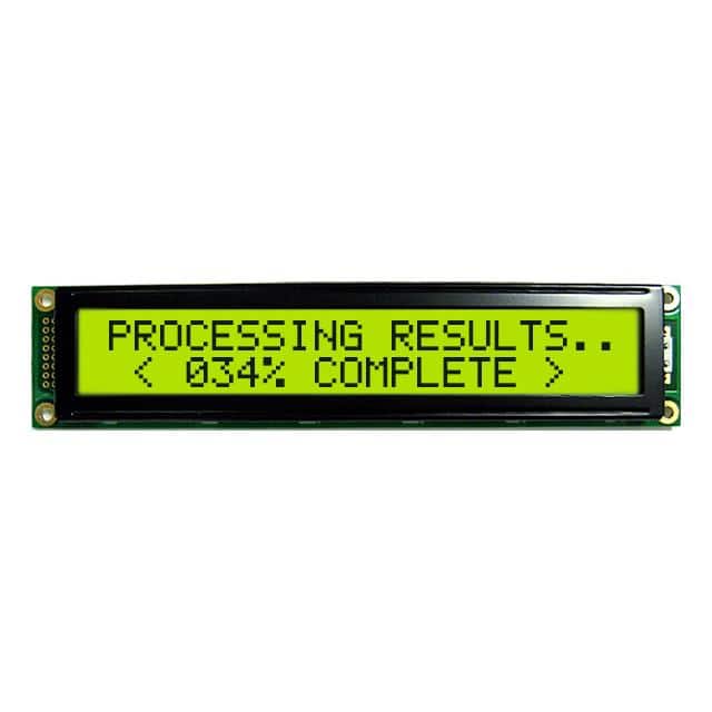 NHD-0220WH-LYGH-JT# LCD MOD 40DIG 20X2 TRANS YLW/GRN