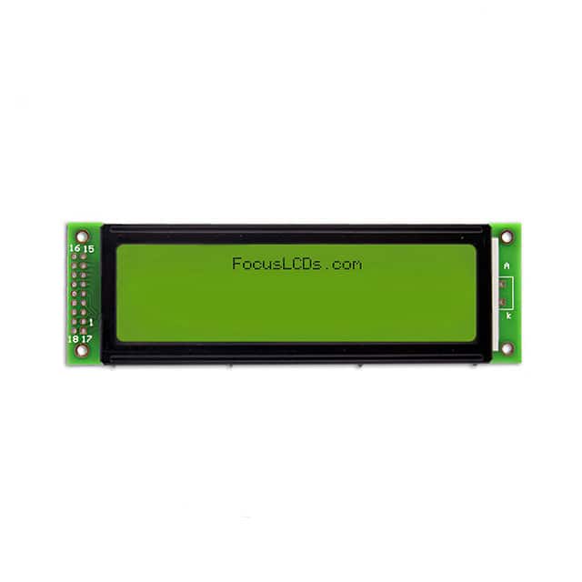 C242ADBSGLY6WT55AIP 24X4 STN YELLOW/GREEN CHARACTER