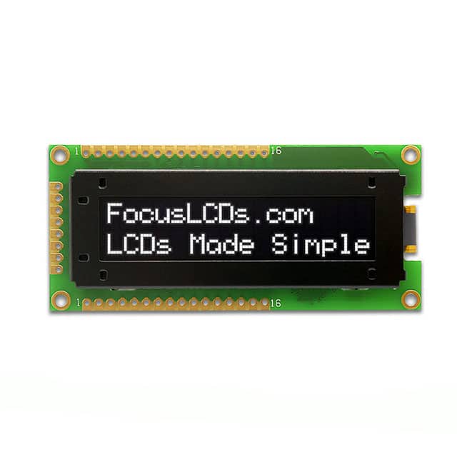 O162B-CW-SS5 OLED MOD 32DIG 16 X 2 REFLECTIVE