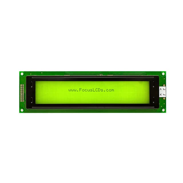 C404ALBSYLY6WT55PAB 40X4 STN YELLOW/GREEN CHARACTER