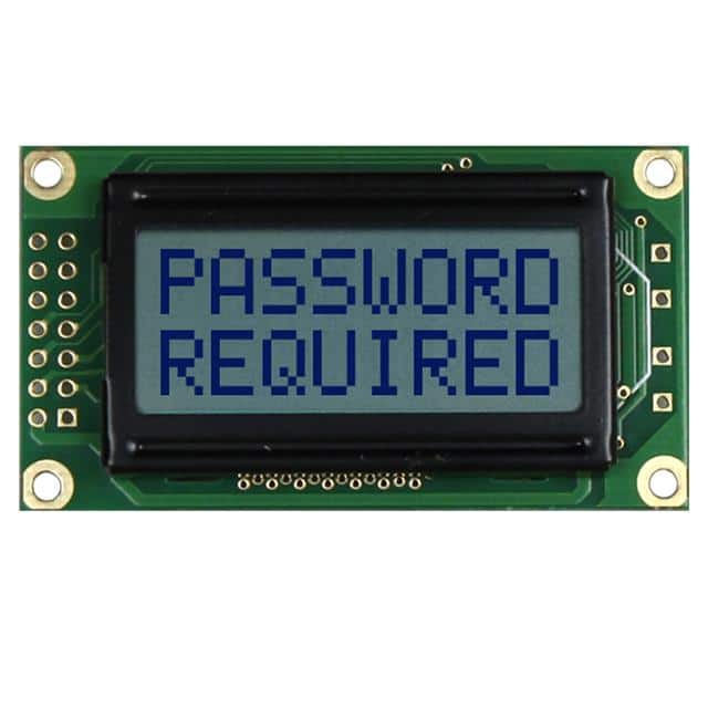 NHD-0208BZ-RN-GBW LCD MOD 16 DIG 8 X 2 REFLECTIVE