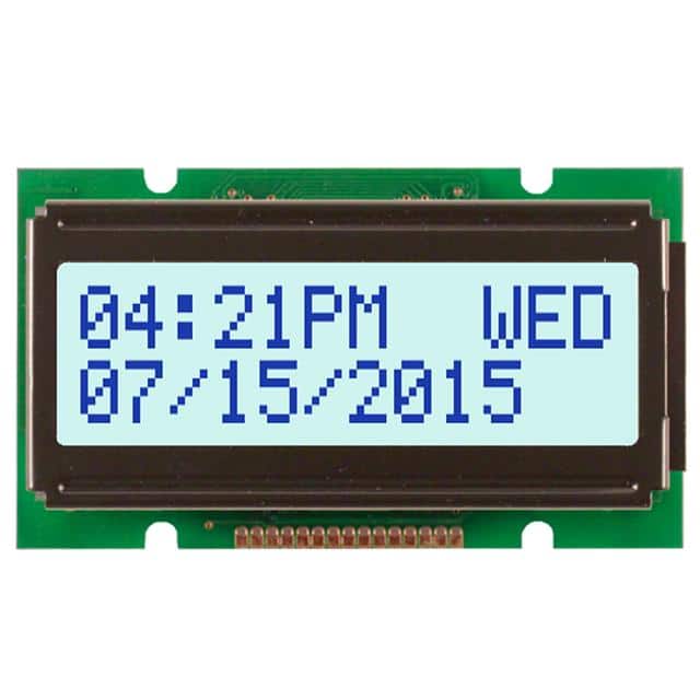 NHD-0212WH-ATGH-JT# LCD MOD 24DIG 12X2 TRANSFLCT WHT