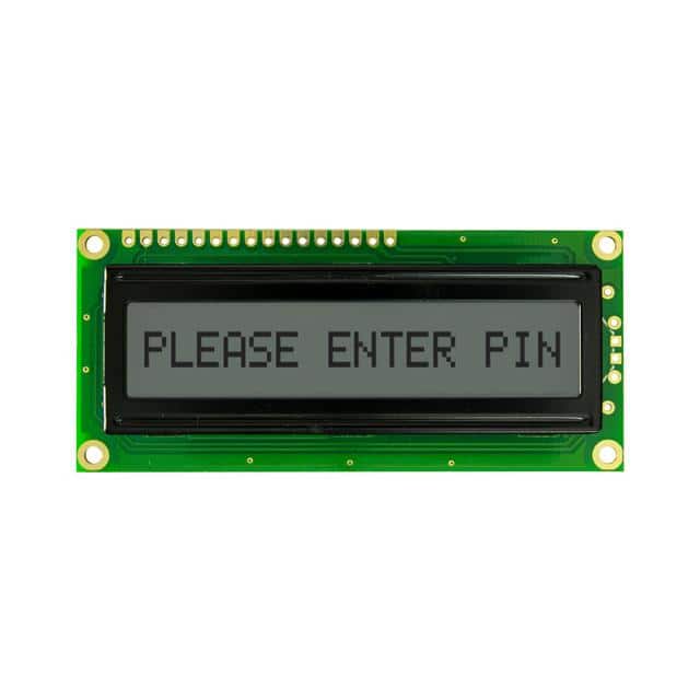 NHD-0116AZ-RN-GBW LCD MOD 16 DIG 16 X 1 REFLECTIVE