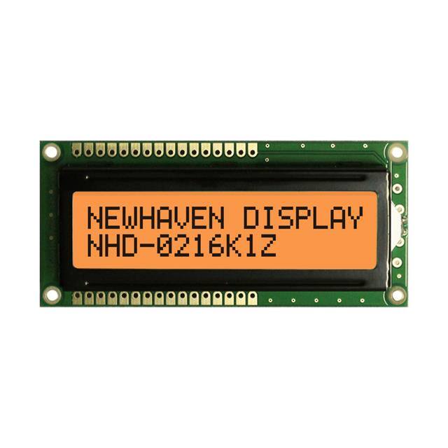 NHD-0216K1Z-FSO-GBW-L LCD MOD 32DIG 16X2 TRANSFLCT ORG