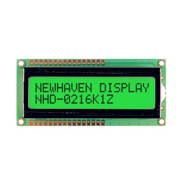 NHD-0216K1Z-FSPG-FBW-L LCD MOD 32DIG 16X2 TRANSFLCT GRN