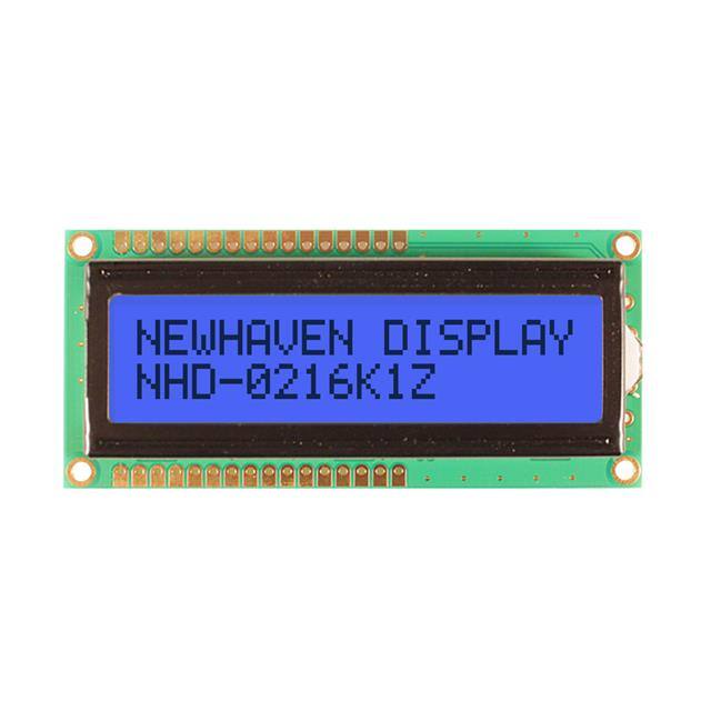 NHD-0216K1Z-FSB-FBW-L LCD MOD 32DIG 16X2 TRANSFLCT BLU