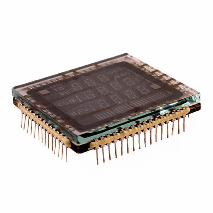 PD013D02502S51 LCD MODULE 13 DIG 3 X 1, 5 X 2