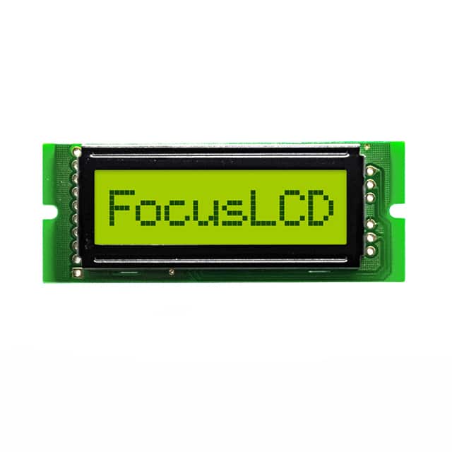 C81C-YTY-LW65 8X1 STN YELLOW/GREEN CHARACTER