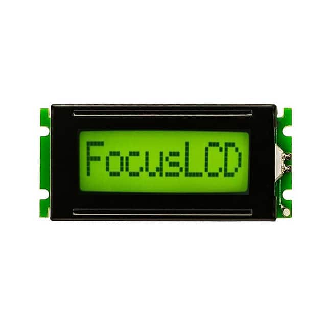 C81B-YTY-XW65 8X1 STN YELLOW/GREEN CHARACTER