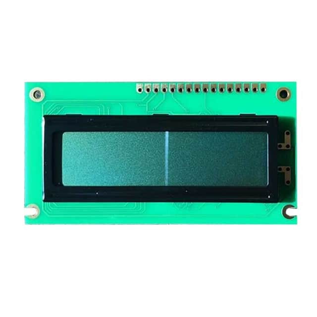 ACM1602B-FL-GBS-GN 16x2 character LCD reflective