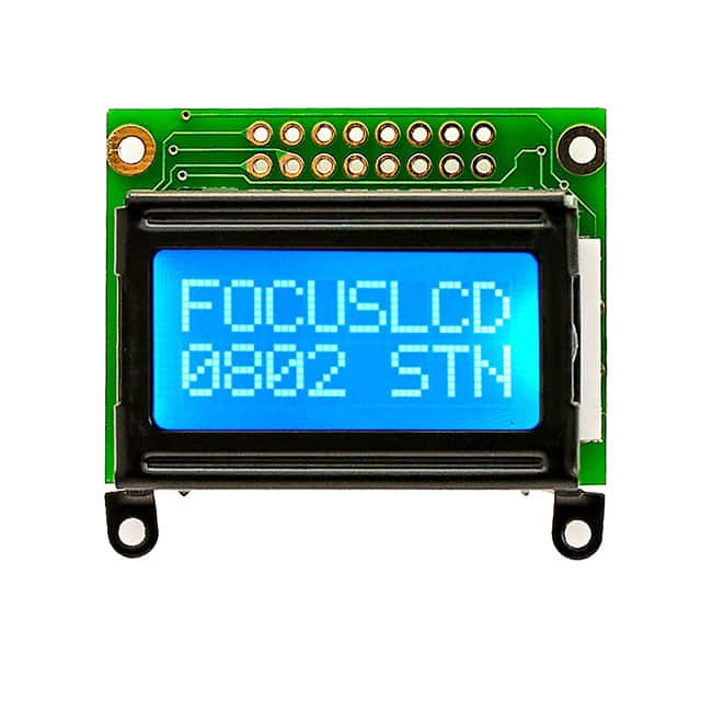 C82A-BW-XW65 8X2 STN BLUE CHARACTER LCD