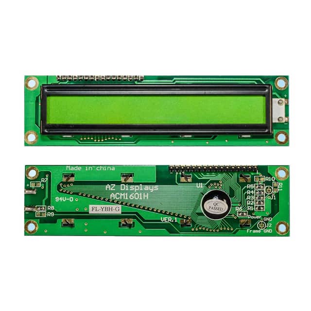 ACM1601H-FL-YBW 16X1 CHARACTER LCD TRANSFLECTIVE