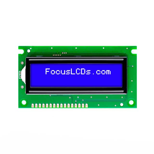 C162B-BW-LW65 16X2 STN BLUE CHARACTER LCD