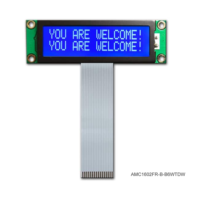 AMC1602FR-B-B6WTDW 16X2 CHARACTER STN BLUE