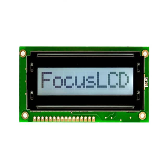 C81A-FTW-LW65 8X1 FSTN GRAY CHARACTER LCD