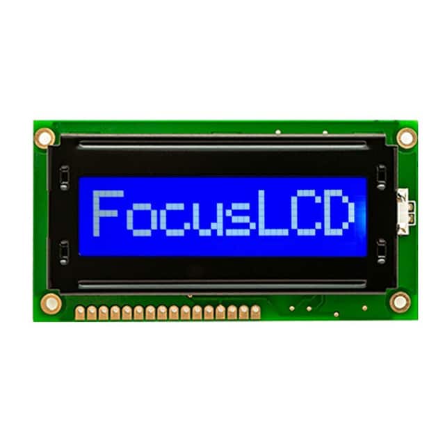 C81A-BW-LW65 8X1 STN BLUE CHARACTER LCD