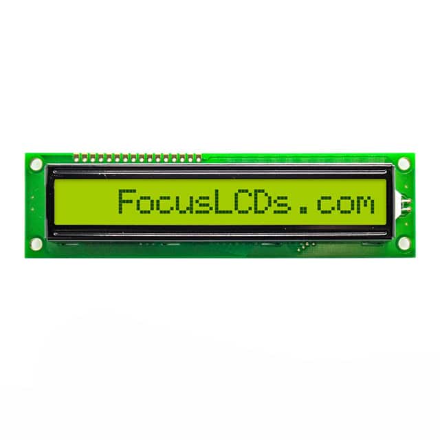 C161B-YTY-LW65 16X1 STN YELLOW/GREEN CHARACTER