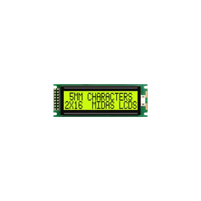 MC21605DA6W-SPTLY-V2 2X16 CHARACTER CHIP-ON-BOARD LCD