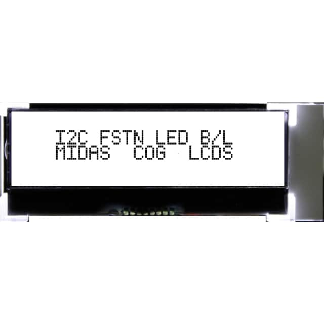 MCCOG21605D6W-FPTLWI 2X16 CHARACTER CHIP-ON-GLASS LCD