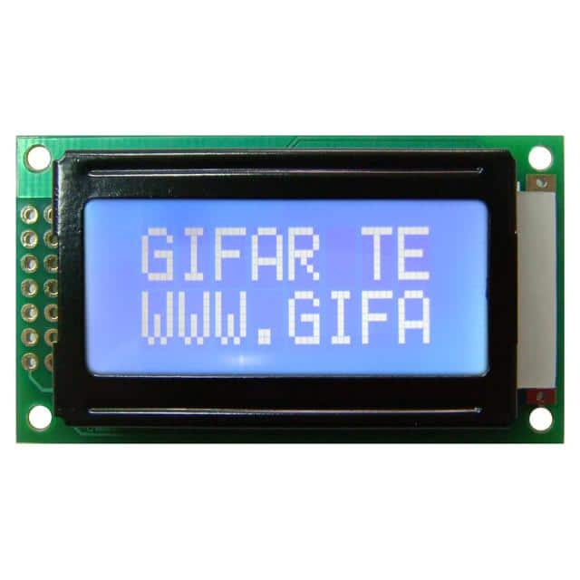 GFC0802B-YPOEJSA01 8X2STN-YYELLOW GREEN58X3201: