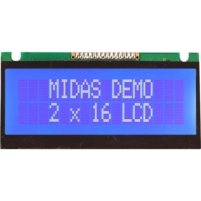 MC21605FA6WE-BNMLW 2X16 CHARACTER CHIP-ON-BOARD LCD