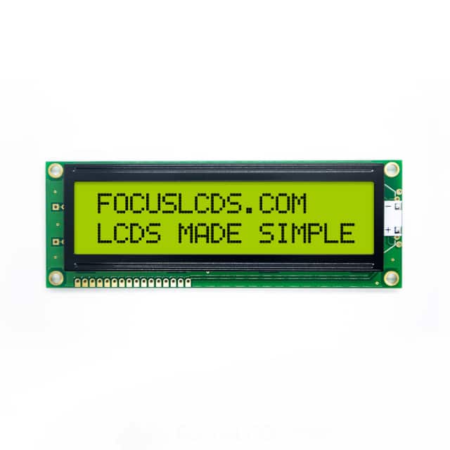 C162D-YTY-LW65 16X2 STN YELLOW/GREEN CHARACTER