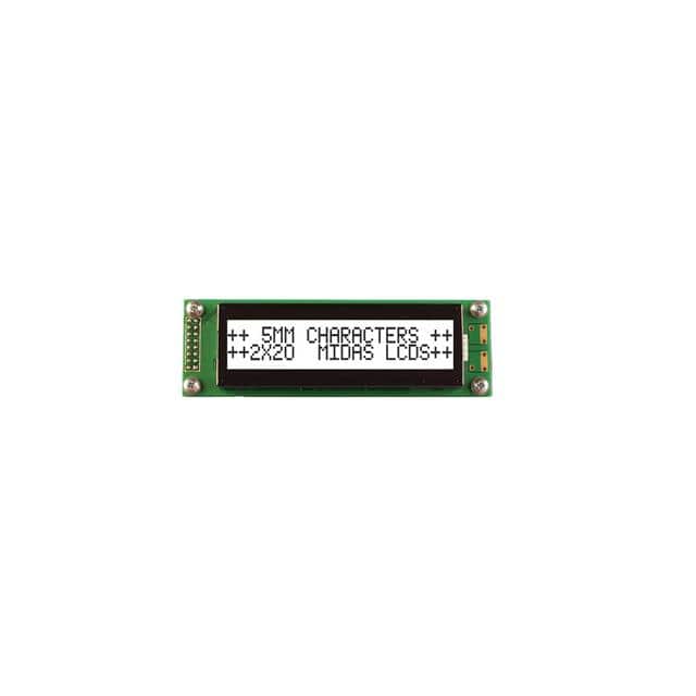 MC22005A6W-FPTLW-V2 2x20 character chip-on-board LCD