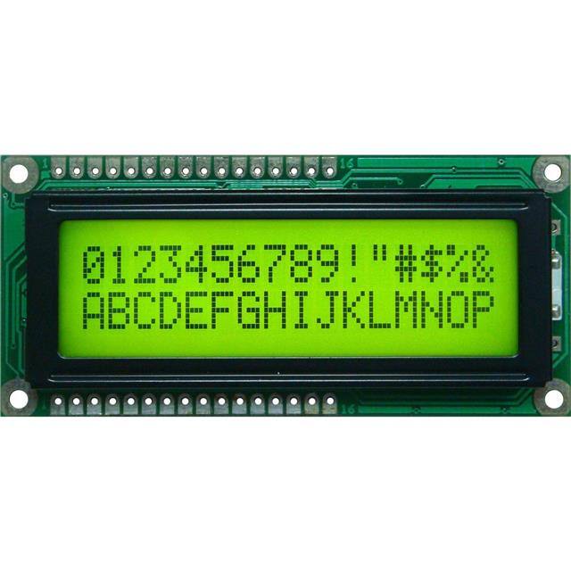 GFC1602L-YPOA-JP01 16X2STN-YYELLOW GREEN80*36)