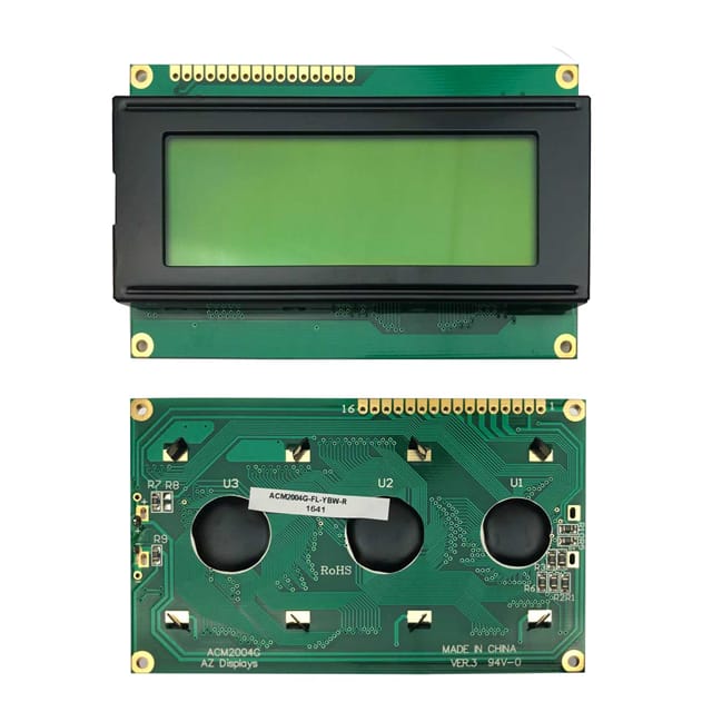 ACM2004G-NLW-BTW-I 20X4 CHARACTER I2C, 16 PIN