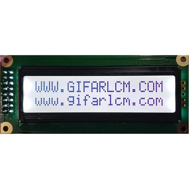 GFC1602V-FPFEJT11 16X2FSTN-P85*36*10WHITE LIGHT