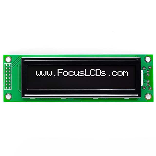 C202B-KW-LW65 20X2 FSTN BLACK CHARACTER LCD