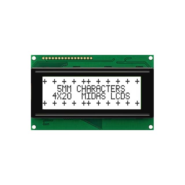 MC42005A6W-FPTLW-V2 4X20 CHARACTER CHIP-ON-BOARD LCD