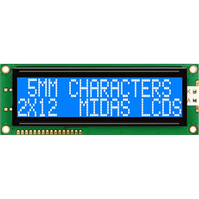 MC21609AB6W-BNMLW-V2 2X16 CHARACTER CHIP-ON-BOARD LCD