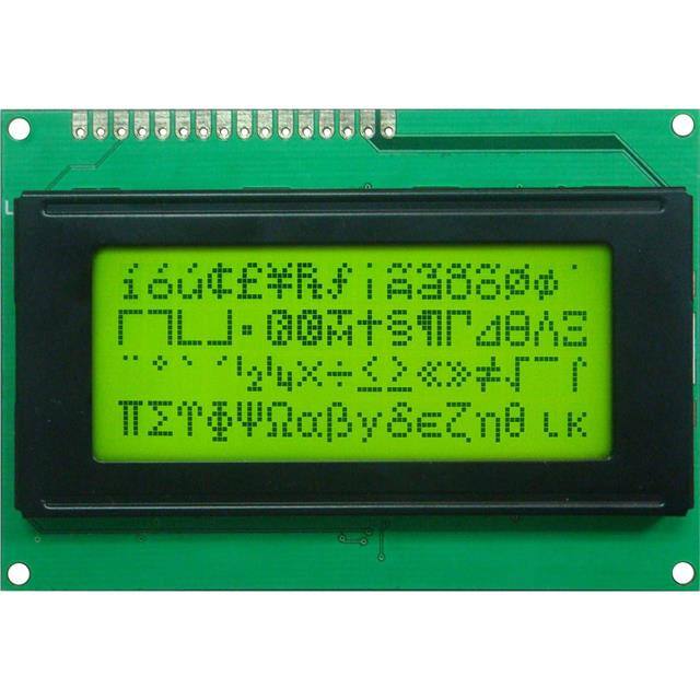 GFC1604A-YPOEEPB08 16X4STN-YYELLOW GREEN87*60NP