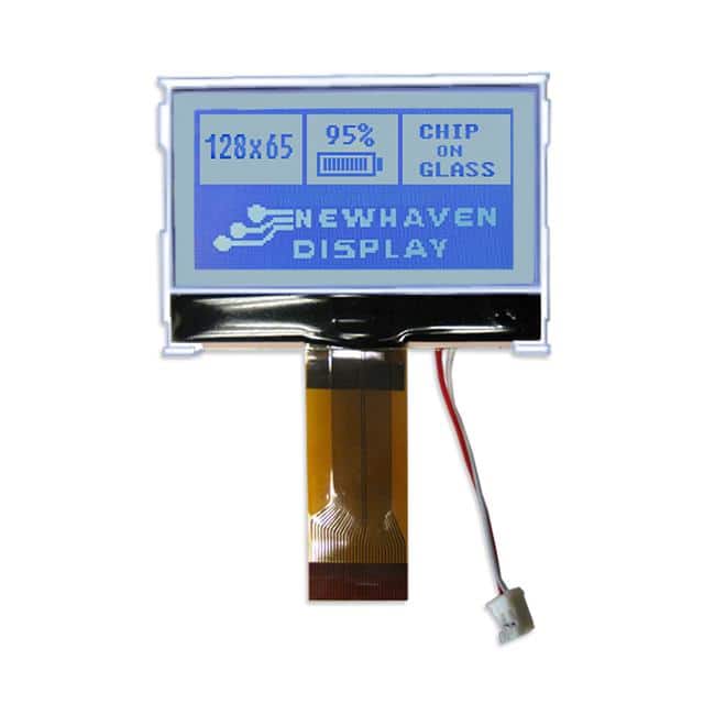 NHD-C12865AR-FSW-GBW LCD COG GRAPH 128X65 TRANSFL
