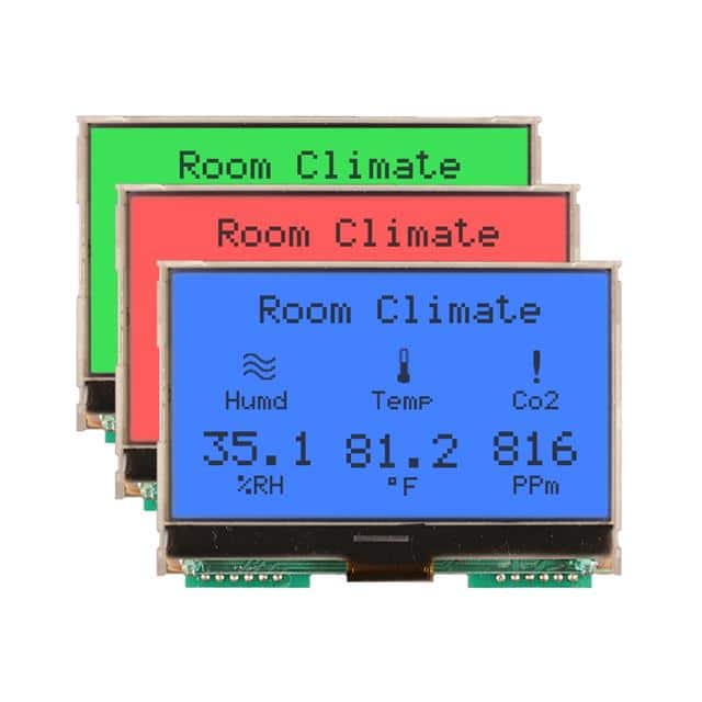 NHD-C12864A1Z-FS(RGB)-FBW-HT1 LCD COG GRAPH 128X64 RGB BKLT