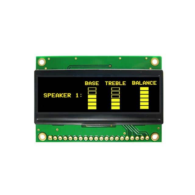 NHD-2.23-12832UCY3 LCD OLED GRAPHIC 128 X 32 YLW