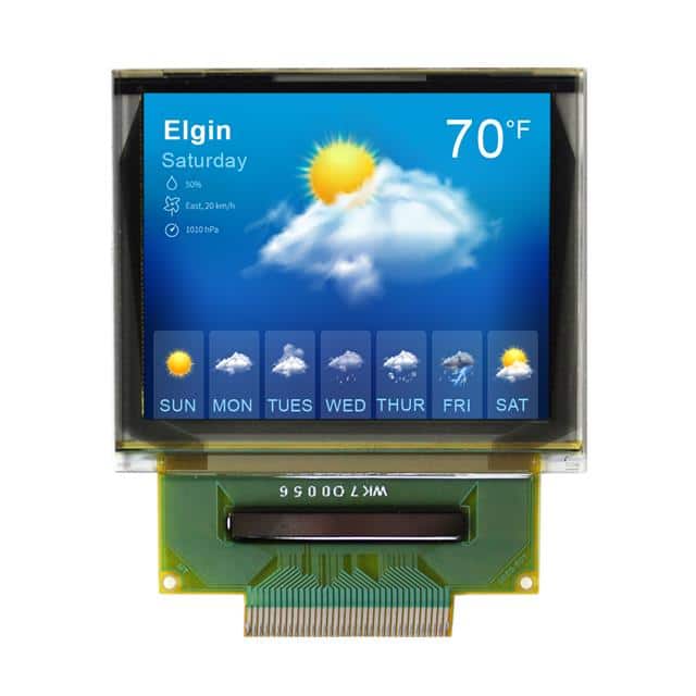 NHD-1.69-160128G 1.69" FULL COLOR OLED GLASS