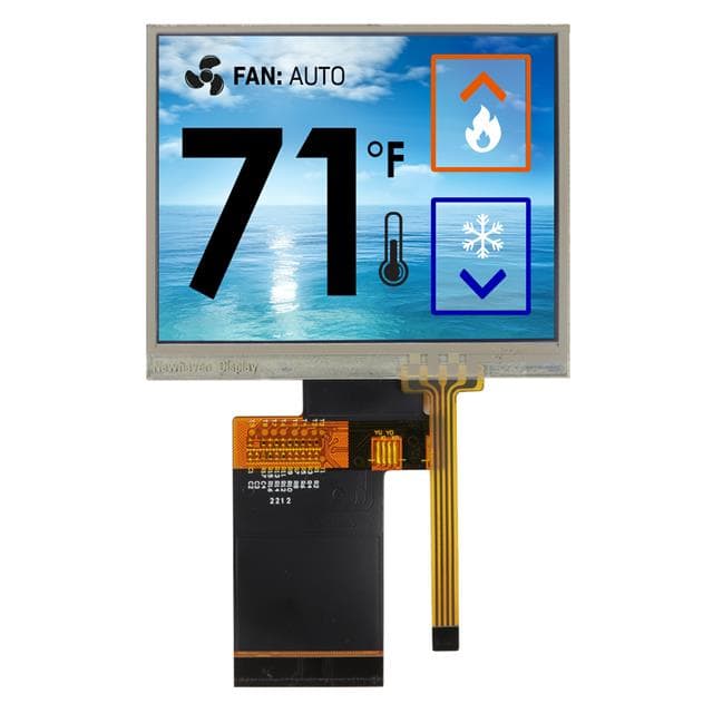 NHD-3.5-320240JF-ASXP-T 3.5" IPS TFT LCD DISPLAY WITH RE