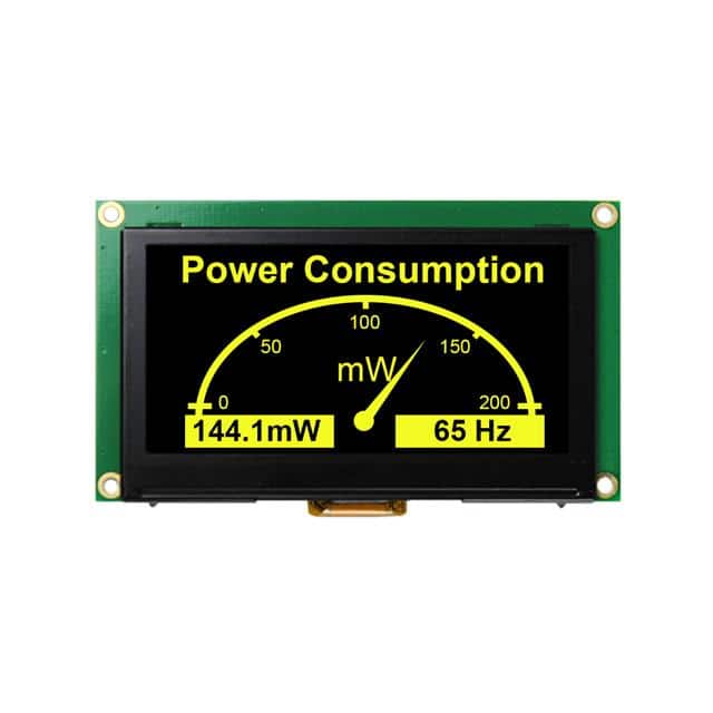 NHD-2.7-12864WDY3-M 2.7 YELLOW GRAPHIC OLED