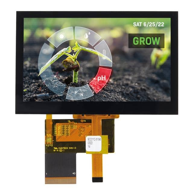 NHD-4.3-480272EF-ASXP-CTP 4.3" IPS TFT WITH CAPACITIVE TOU